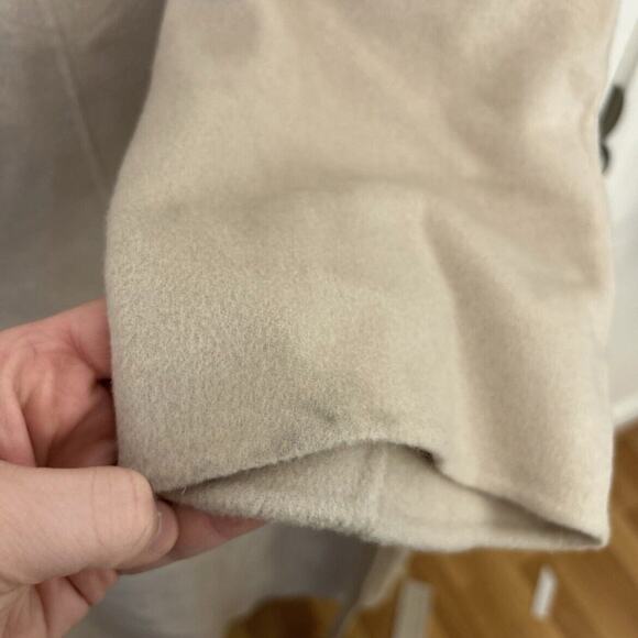 NWT $599 Calvin Klein 100% Wool Belted Long Line Wrap Winter Coat Size Large - Picture 9 of 15